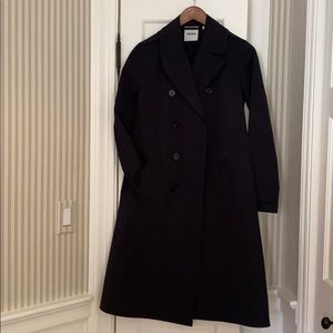 Navy blue APC cotton rain coat